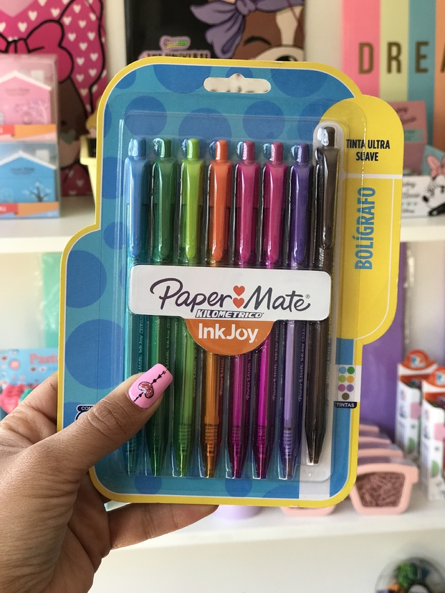Lapiceras de colores Paper Mate x 8 unidades.