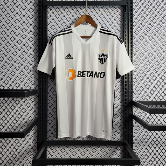 Camisa Atlético Mineiro 22/23 Torcedor Galo Masculina - Branca
