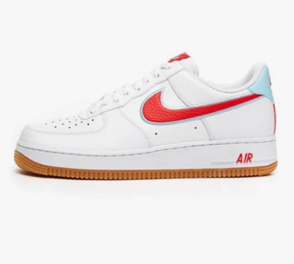 Nike Air Force Branco Vermelho/azul - Mandella Shoes