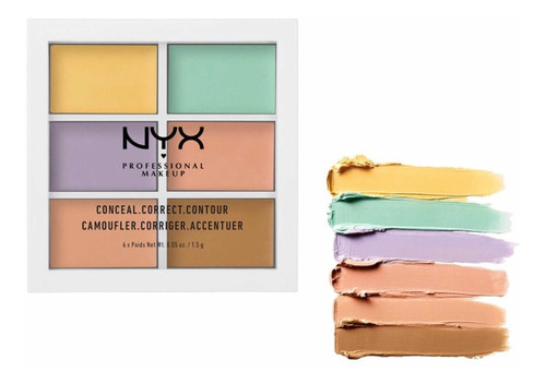 NYX Color Correcting Concealer Palette - Paleta de Corretivo