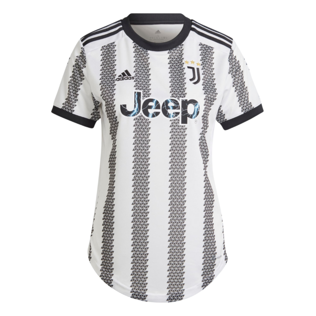 Camisa titular da Juventus | Home 22/23 Adidas | Feminina (Versão  Torcedora) - Preta e Branca