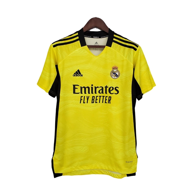 Camisa Real Madrid Goleiro 21/22 - Adidas (Torcedor) Masculina - Amarela
