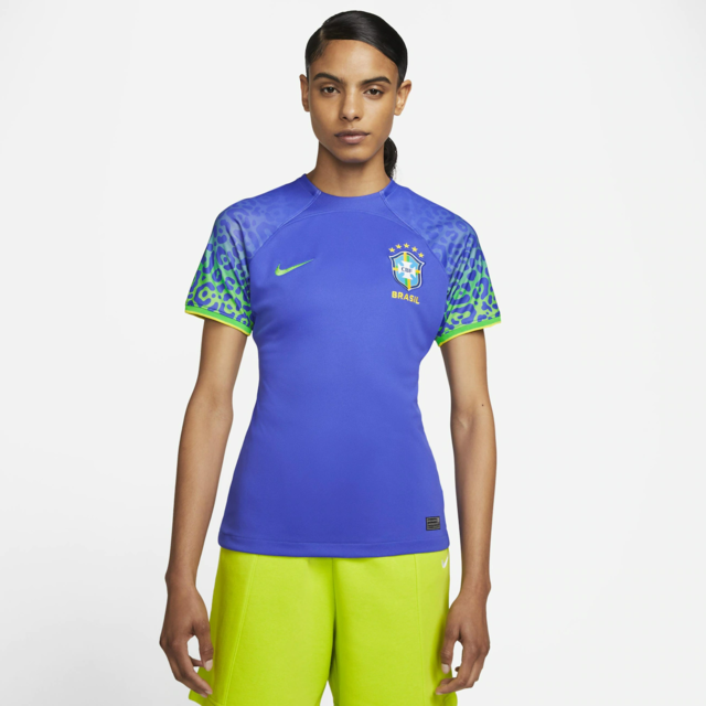 Camisa reserva da Seleção Brasileira | Away 2022/2023 Nike | Feminina  (Versão Torcedor) - Azul