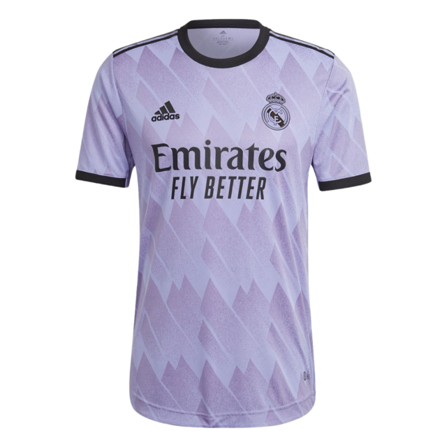 Camisa reserva do Real Madrid | Away 22/23 Adidas | Masculina (Versão  Torcedor) - Roxa