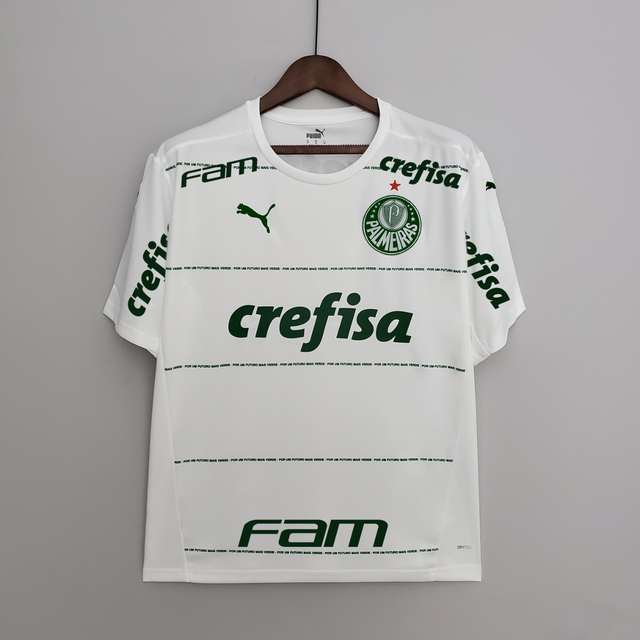 Camisa do Palmeiras 2022 Branca Puma Torcedor - Todos os Patrocínios