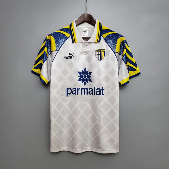 Camisa Parma Home 1995/1996 Torcedor Puma Masculina - Branca