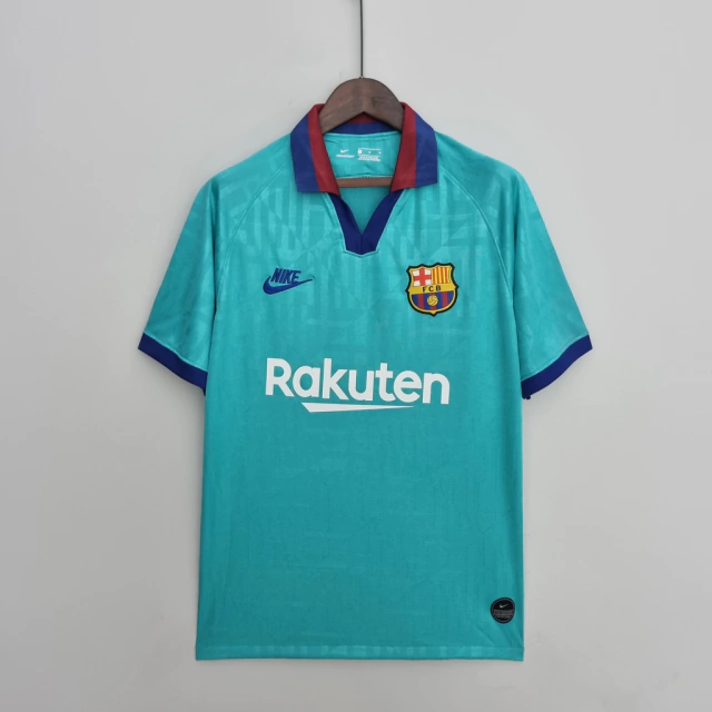 Camisa Barcelona Away 2019-2020 Torcedor Nike Masculina - Azul Claro