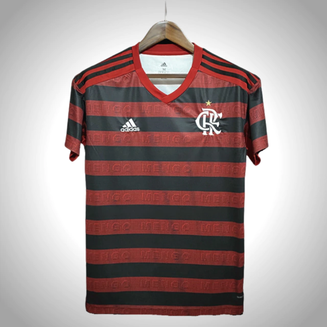 Camisa Flamengo 2019 Torcedor Adidas Masculina - Vermelho e Preto