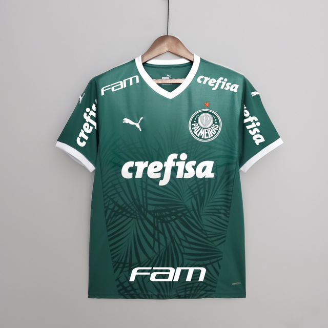 Camisa do Palmeiras 2022 Verde Puma Torcedor - Todos os Patrocínios