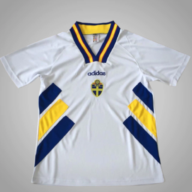 Camisa Suécia Away 1994 Torcedor Adidas Masculina - Branca