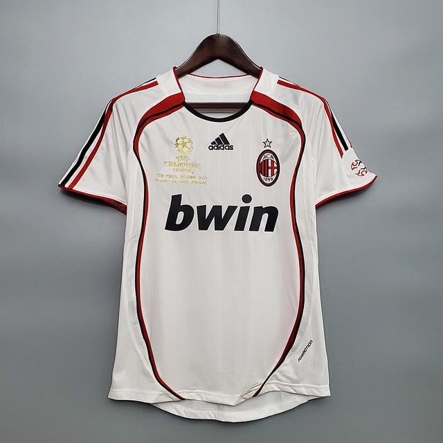 Camisa Milan Away 2006/2007 Champions League Final Edition - Torcedor  Adidas Masculina - Branca