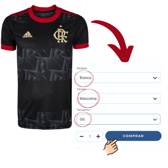 Camisas Flamengo 2021-22 (PRONTA ENTREGA)