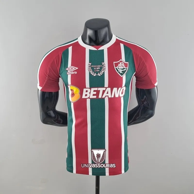 Camisa Fluminense I 22/23 - Com Patrocínios - Versão Jogador
