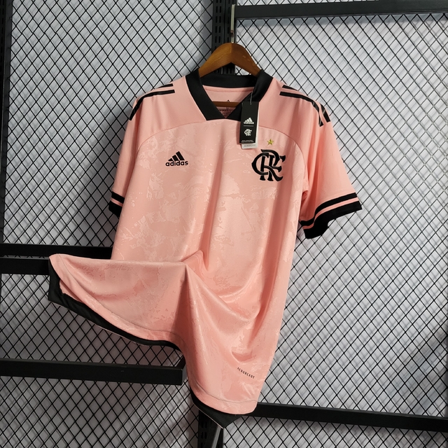 Camisa Flamengo Outubro Rosa - Masculina Adidas Torcedor - Rosa
