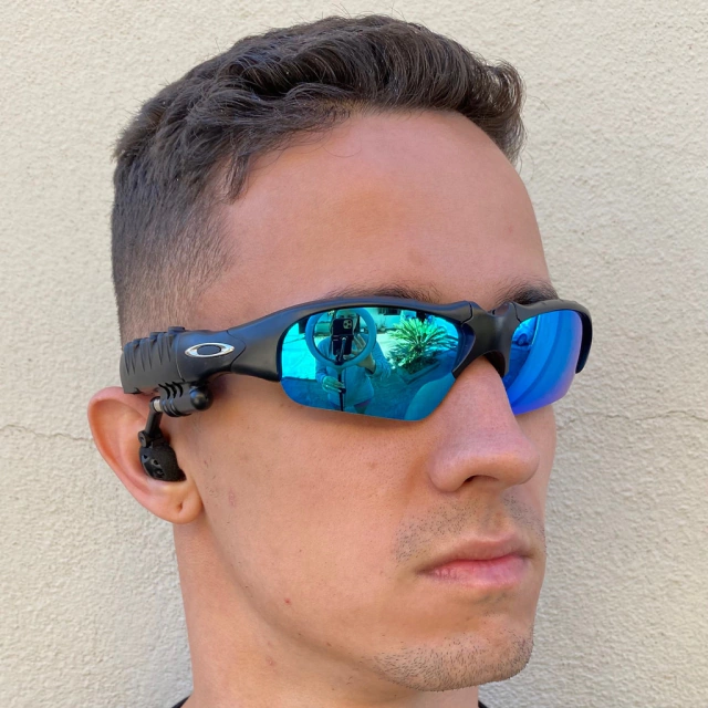 Óculos de Sol Thump + Fone + Lentes - Azul