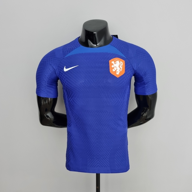 Camisa Seleção HOLANDA Treino Versão Jogador 22/23 - Nike - Azul