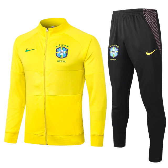 Agasalho Seleção Brasil 21/22 Nike - Amarelo