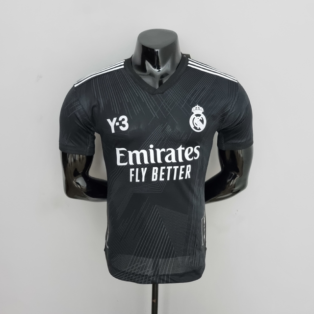 Camisa Real Madrid Black Edition Y-3 22/23 - Joagador- Nike - Preta