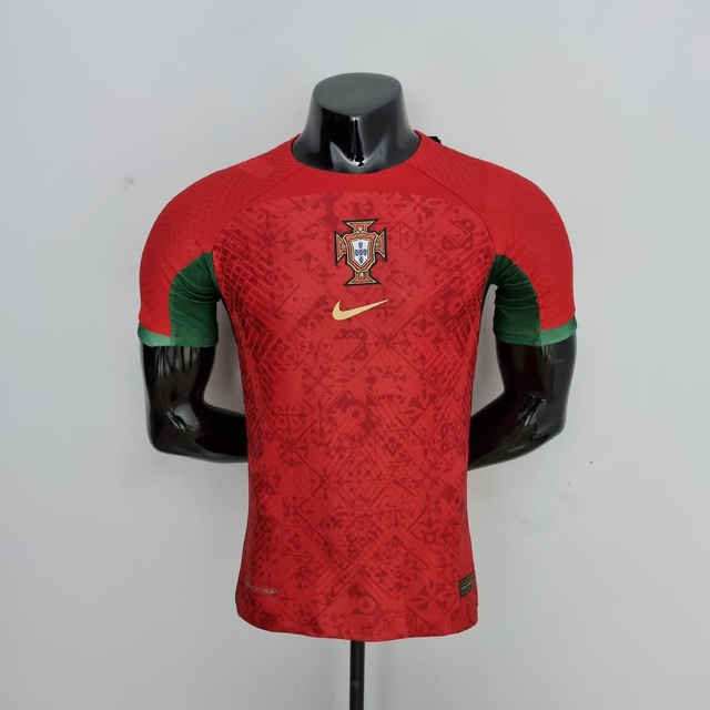 Camisa Seleção Portugal Home 22/23 - MOD. JOGADOR - Nike - Vermelha