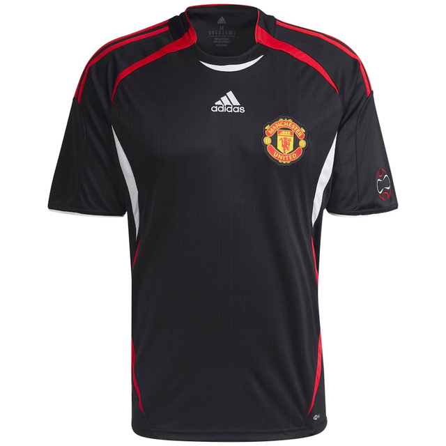 Camisa Manchester United "Teamgeist" 21/22 Torcedor Adidas Masculina - Preta