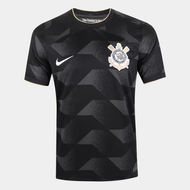 Camisa Corinthians Away 22/23 - Torcedor Nike - Masculino - Preta