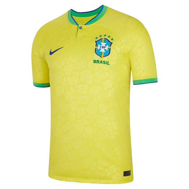 Camisa Seleção Brasileira Home 2022 Torcedor Nike Masculina - Amarela