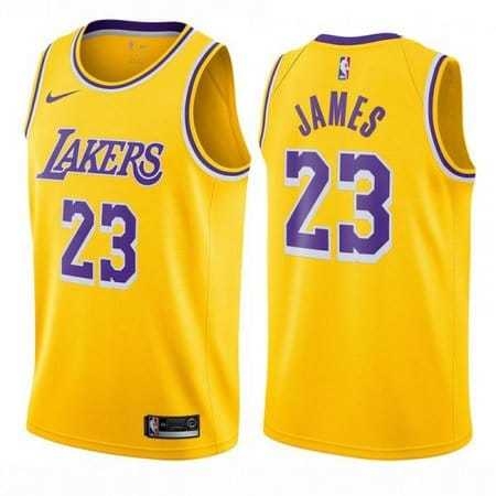 Regata NBA LeBron James #23 - Los Angeles Lakers - Amarelo