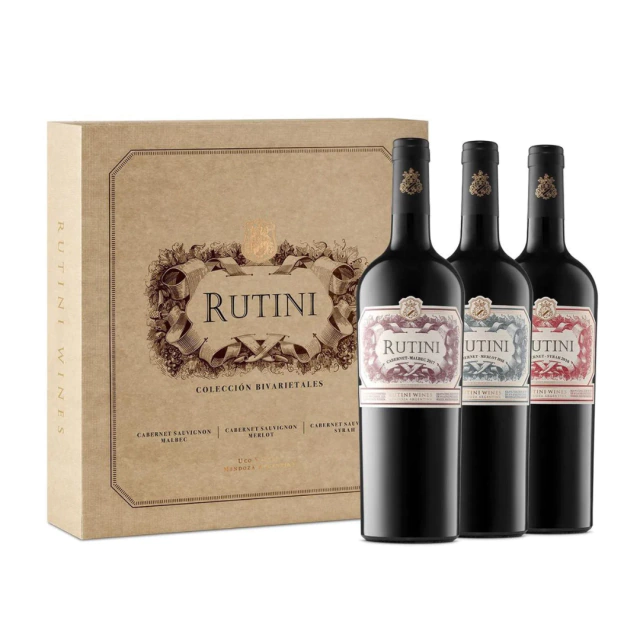 RUTINI Colección Mix - Estuche Cartón x 3 Botellas
