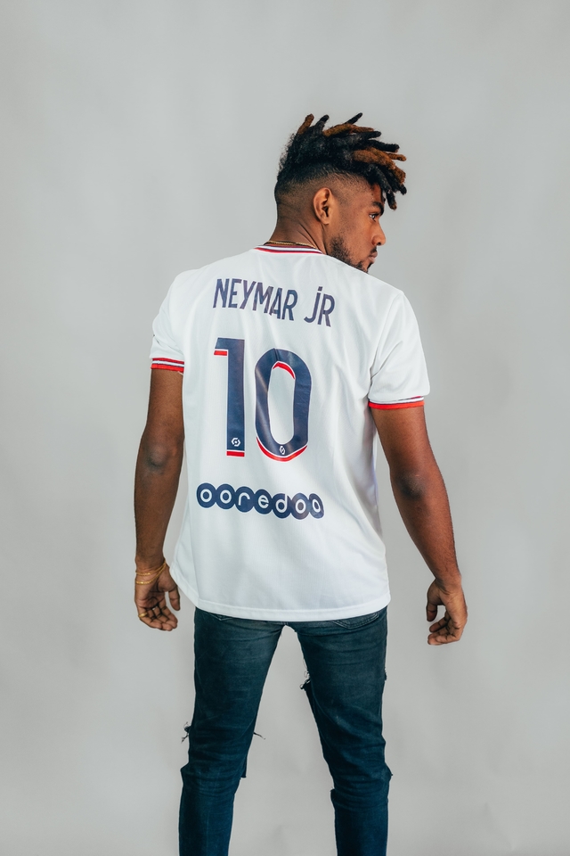 Camiseta PSG Neymar (10) 4ta Blanca - FUT champ