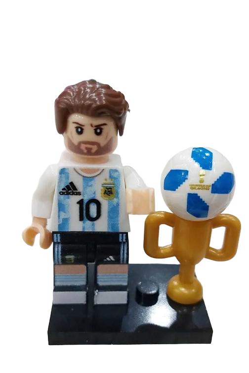 Muñecos Figuras Mundial Qatar 2022 Argentina-lego Para Armar