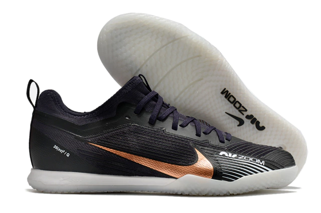 Chuteira Futsal Nike Air Zoom Mercurial Vapor 15 Pro IC-Preto/Dourado
