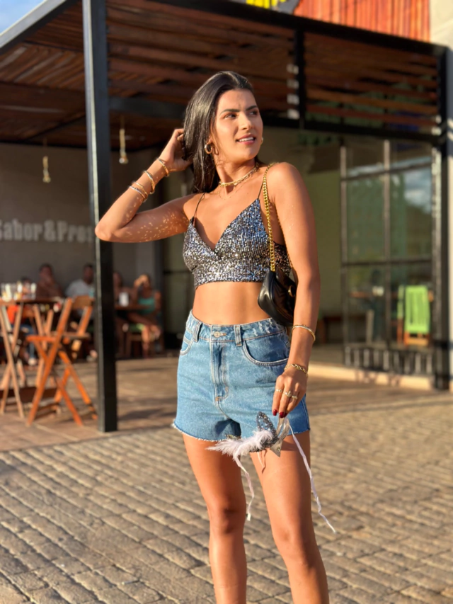 Short Jeans básico Verônica - Comprar em DIFLERA