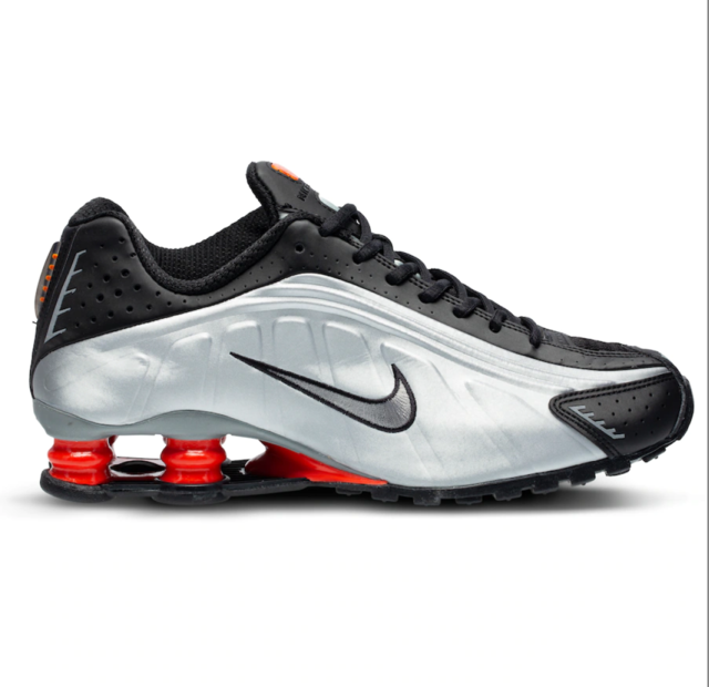 nike r4 preto com cinza