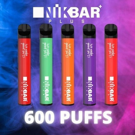 Nik Bar Plus 600 puffs - Comprar em Nova Era Vape Shop