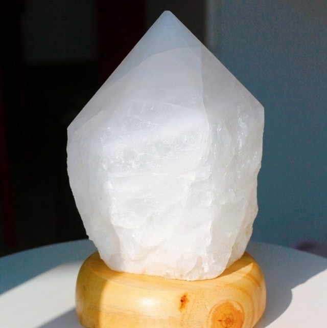 Luminária Pedra ponta Cristal - Comprar em GM Cristais
