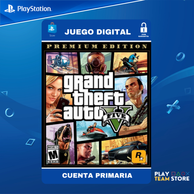 GTA V : PREMIUM EDITON - PS4 CUENTA PRIMARIA