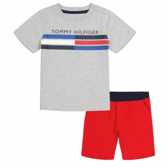 Conjunto shorts infantil menino Tommy Hilfiger