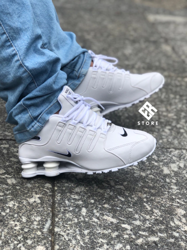 Nike Shox - Branco/Preto