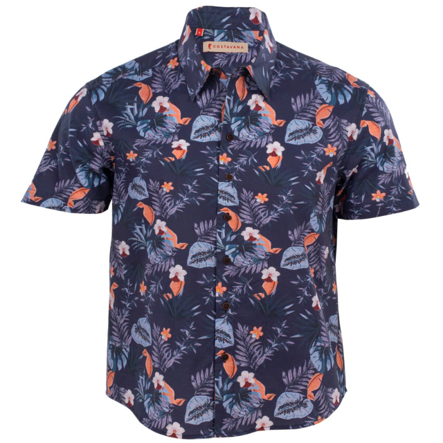 Camisa hawaiana niño corta Hibiscus
