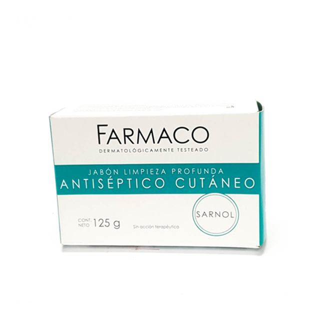 FARMACO jabón SARNOL 125g - Farmacia Guacurari