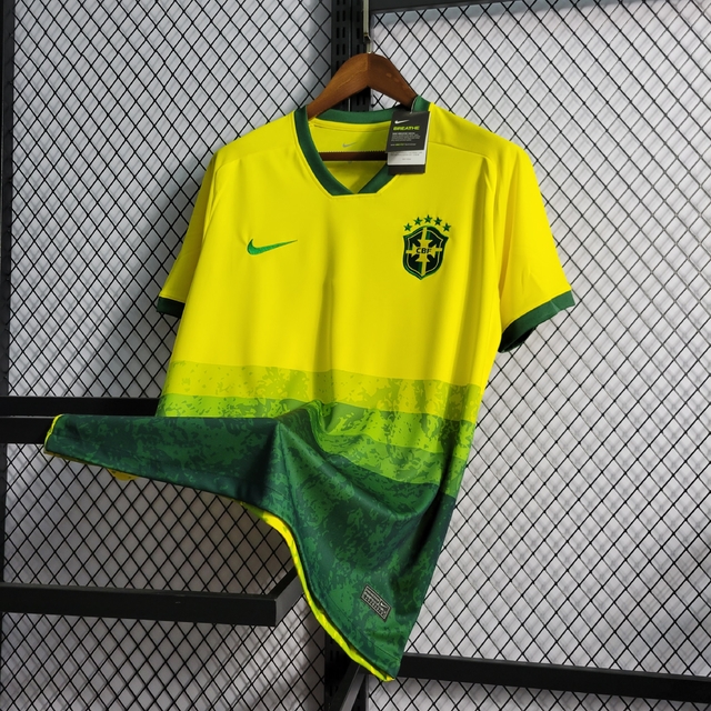Camisa do Brasil conceito 2022 nike - amarela e verde