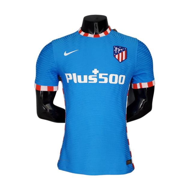 Camisa Atlético de Madrid Third 21/22 Jogador Masculina - Azul