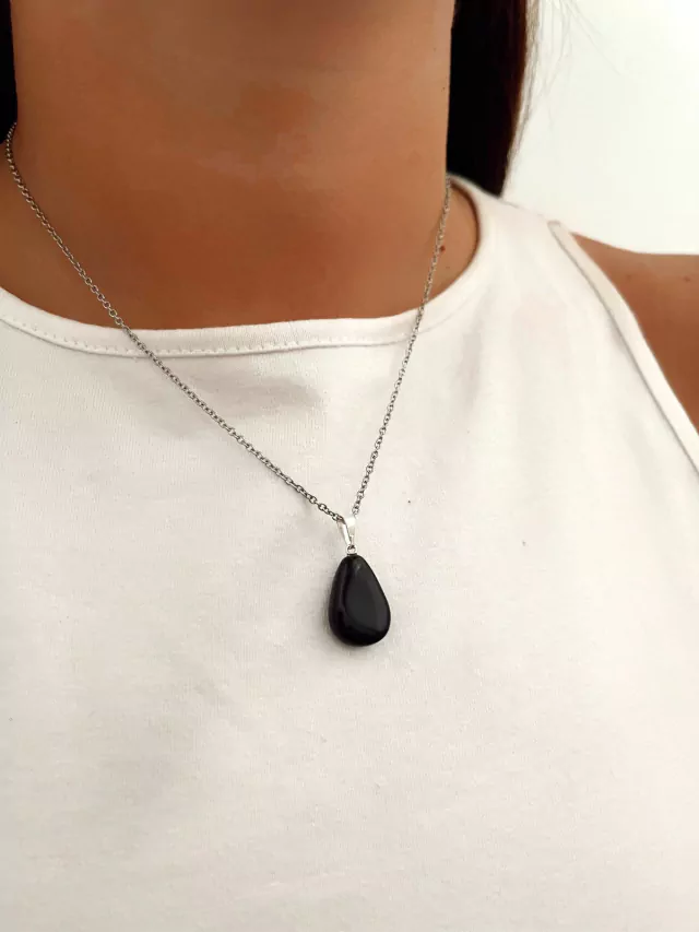 Collar Obsidiana Comprar en Mork Accesorios