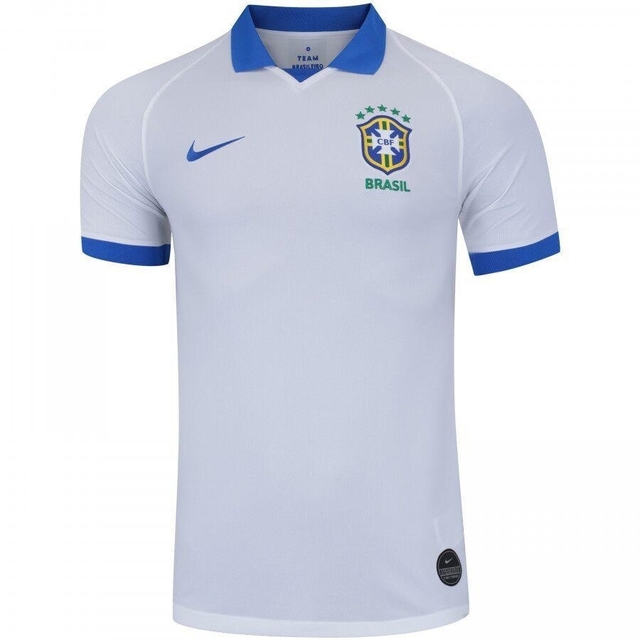 Camisa BRASIL - Away 19/20 - Torcedor - Nike - Branca - Masculina