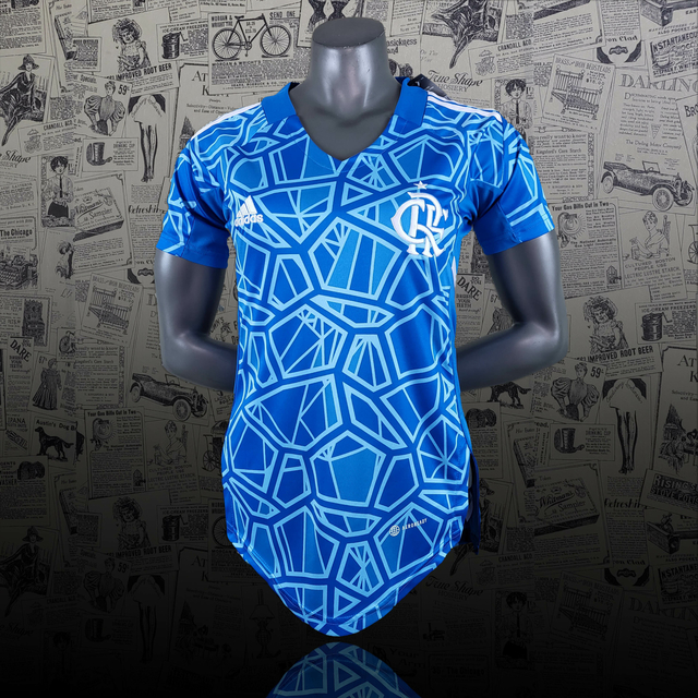 Camisa Flamengo - Goleiro 22/23 - Torcedora - Adidas - Feminina - Azul