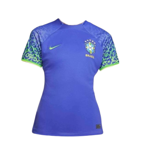 Camisa Seleção Brasil 2 Away 22/23 Azul Feminina Por R$ 189,90
