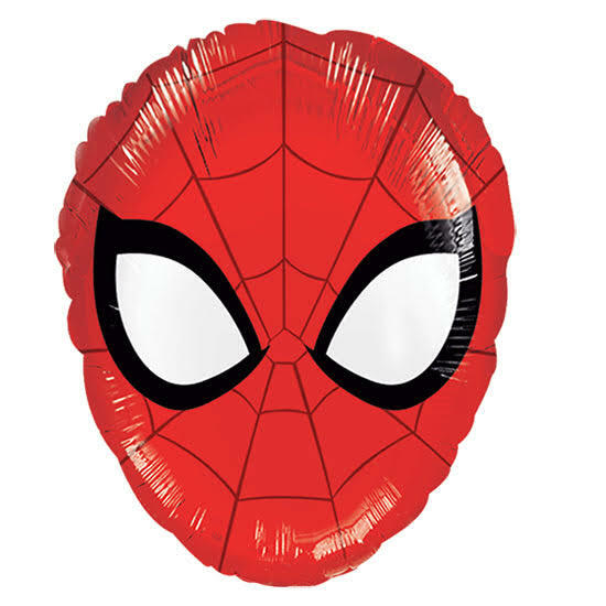 Globo Cara Spiderman Hombre Araña 18 pulgadas. Marca Anagram