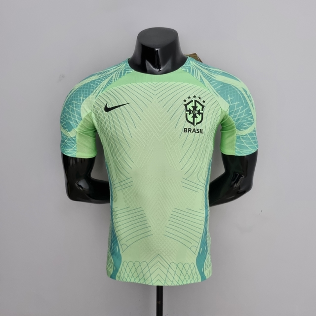 Camisa Seleção Brasil Treino 22/03 - Jogador Nike Masculina - Verde