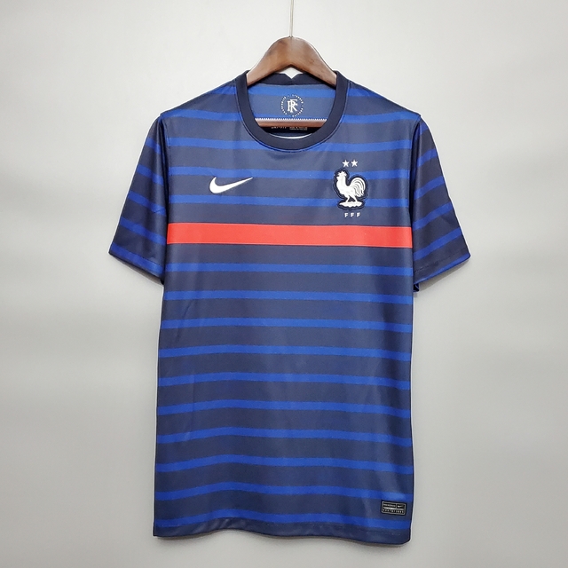 Camisa França Home 20/21 Torcedor Nike Masculina - Azul