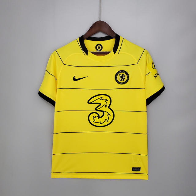 Camisa Chelsea Away 21/22 Torcedor Nike Masculina - Amarela
